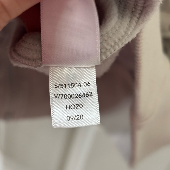 Athleta Triumph Grey Camo Full Zip Fleece Lined Hoodie Jacket Women’s M Cozy - Picture 13 of 14